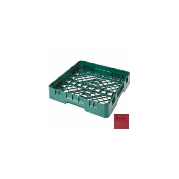 Cambro - Camrack  Base Rack Full Size 4" Inside Stack Height Cranberry NSF